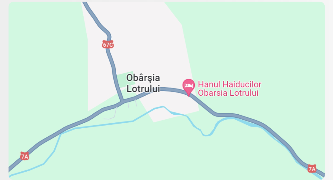 Hartă Obârșia Lotrului